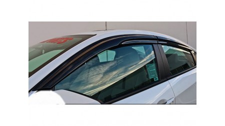Déflecteurs de fenêtre latérale Mugen Honda Civic 4 portes 2016-21