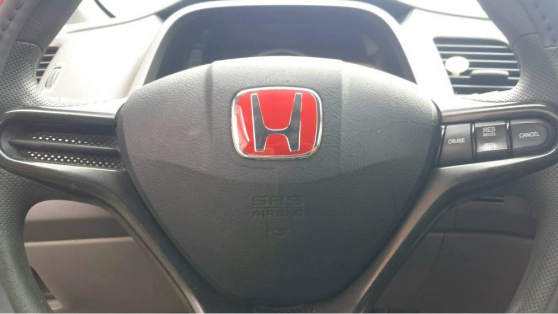Emblème Type R rouge pour le volant Honda