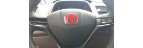 Emblème Type R rouge pour le volant Honda